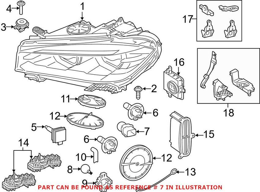 BMW Light Bulb (26W) (Halogen) 07119907001